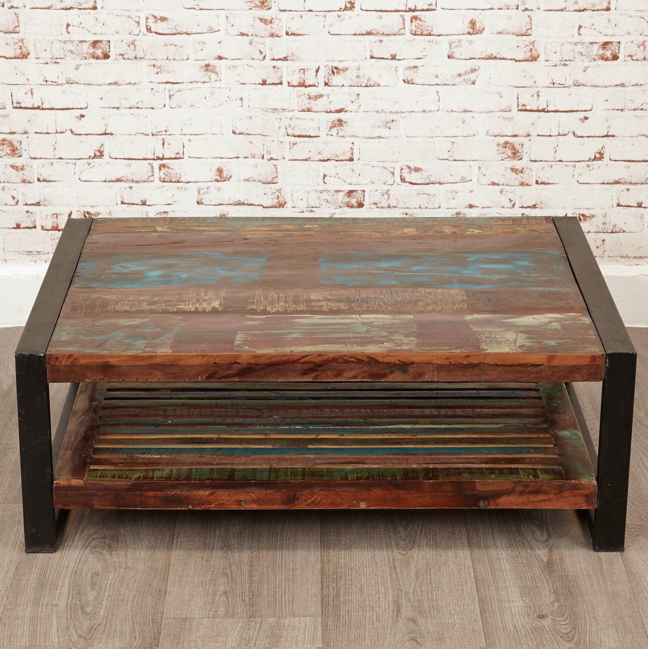 Shoreditch Rectangular Coffee Table With Shelf - The Orchard Home and Gifts
